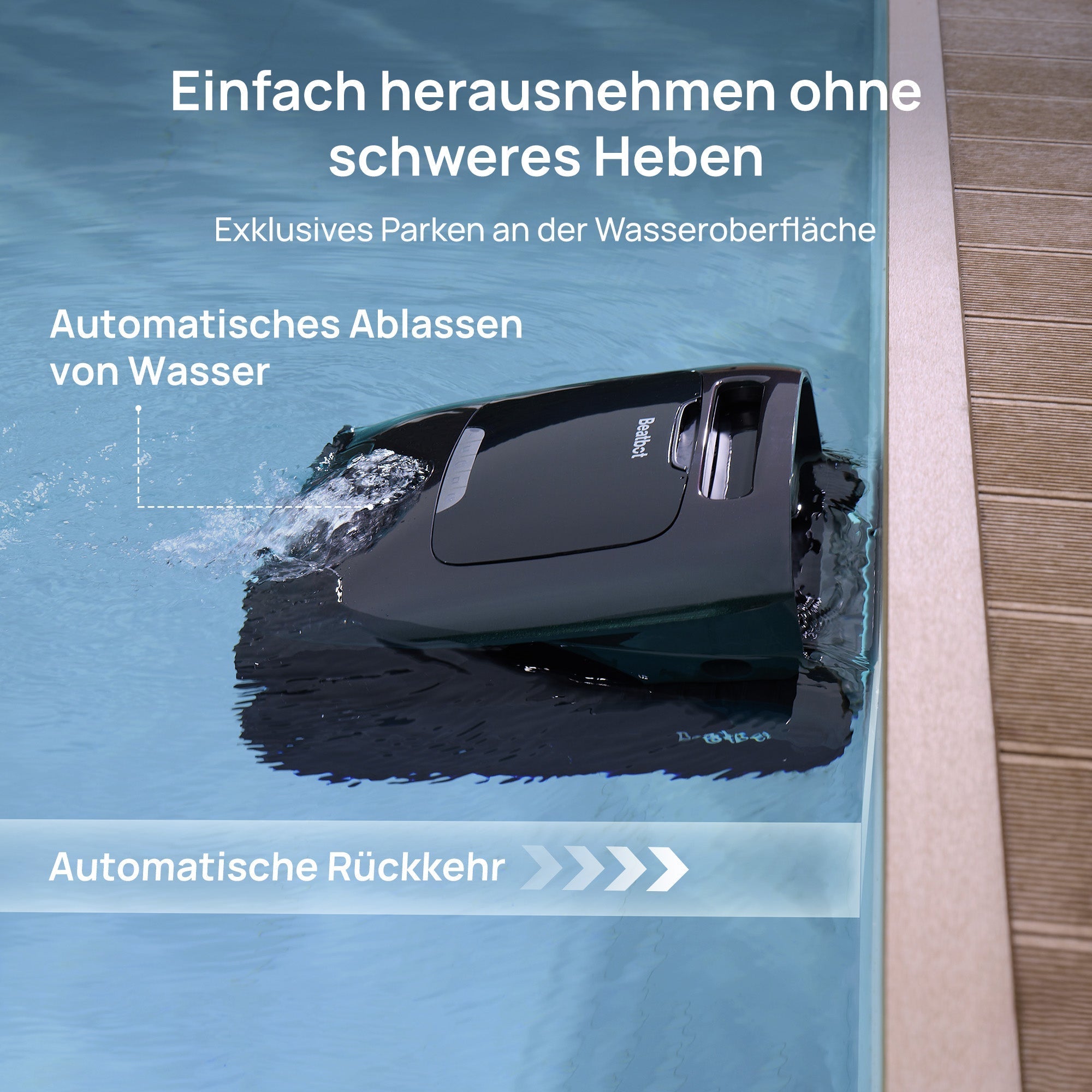 Beatbot AquaSense 2 Pro Poolroboter bis 300m² + iSkim Ultra Oberflächen-Skimmer