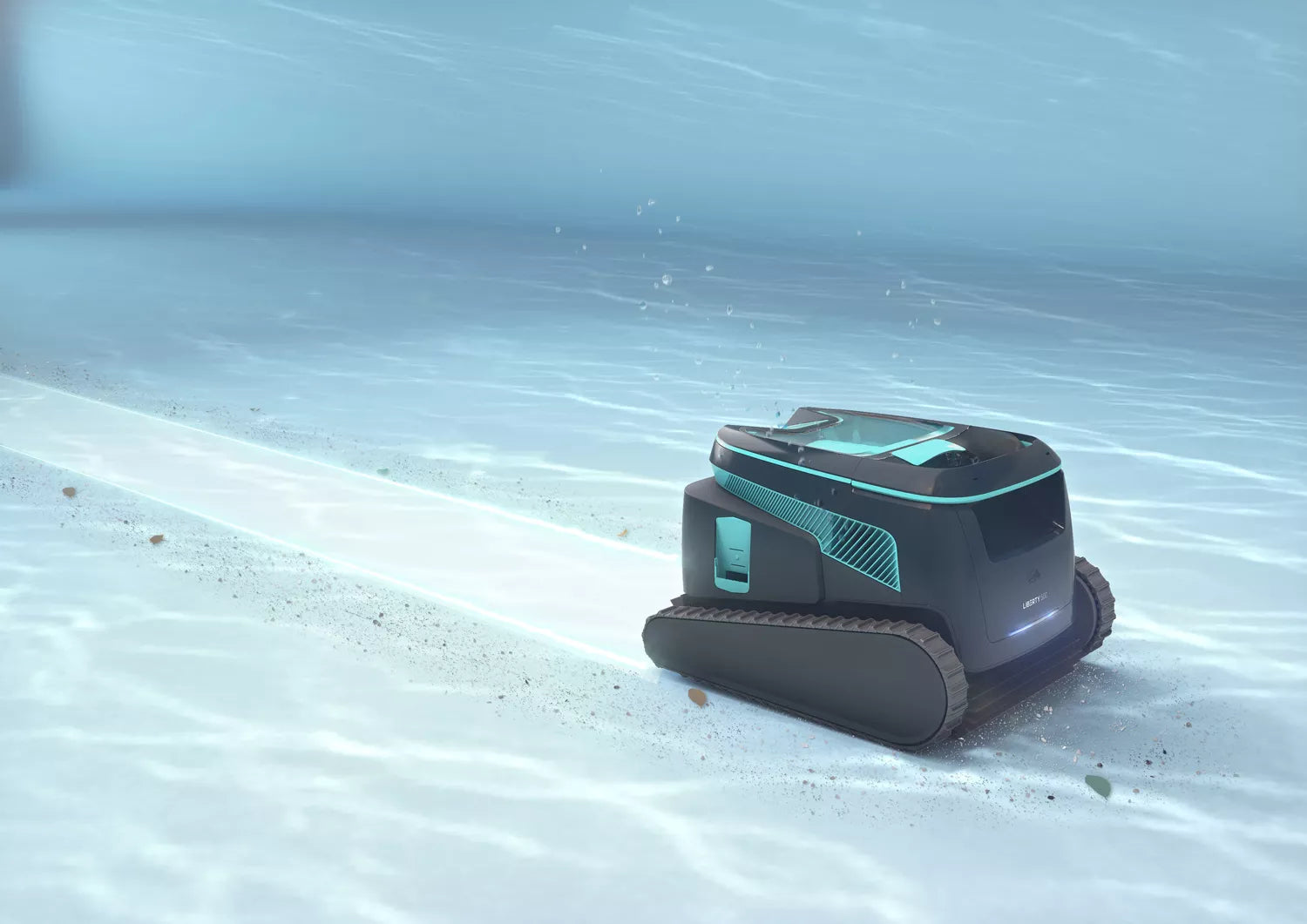 Dolphin Liberty 600 Poolroboter Kabellos – Bis 15 m – Treppenreinigung, App, 2 Wochen Betrieb, Boden Wand Wasserlinie