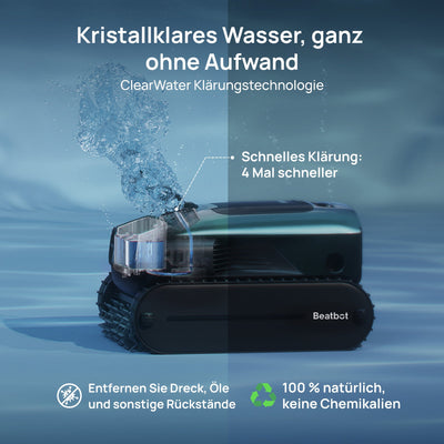 Beatbot AquaSense 2 Pro Poolroboter bis 300m² + iSkim Ultra Oberflächen-Skimmer