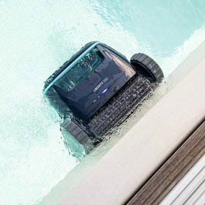 Dolphin Liberty 600 Poolroboter Kabellos – Bis 15 m – Treppenreinigung, App, 2 Wochen Betrieb, Boden Wand Wasserlinie