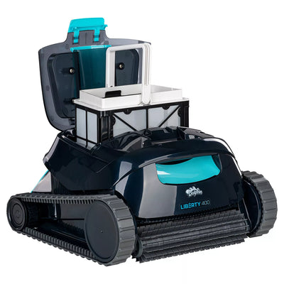 Dolphin Liberty 400 Poolroboter kabellos mit Akku App-Steuerung Wasserlinie 10x4m