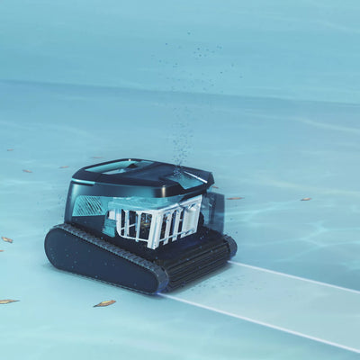 Dolphin Liberty 600 Poolroboter Kabellos – Bis 15 m – Treppenreinigung, App, 2 Wochen Betrieb, Boden Wand Wasserlinie