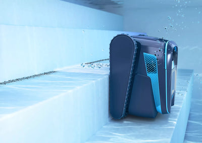 Dolphin Liberty 600 Poolroboter Kabellos – Bis 15 m – Treppenreinigung, App, 2 Wochen Betrieb, Boden Wand Wasserlinie