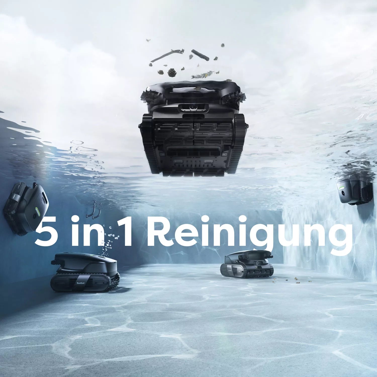 Beatbot Aquasense X Poolroboter mit Selbstreinigung-Station 360m² App-Steuerung