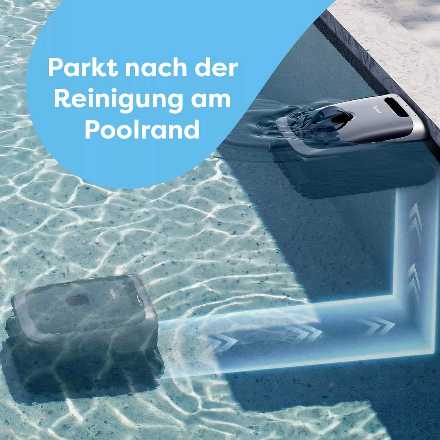 Beatbot Sora P7 Poolroboter Kabellos mit Akku – Bis 300 m² – 6 Modi, App-Steuerung, Boden Wand Wasserlinie